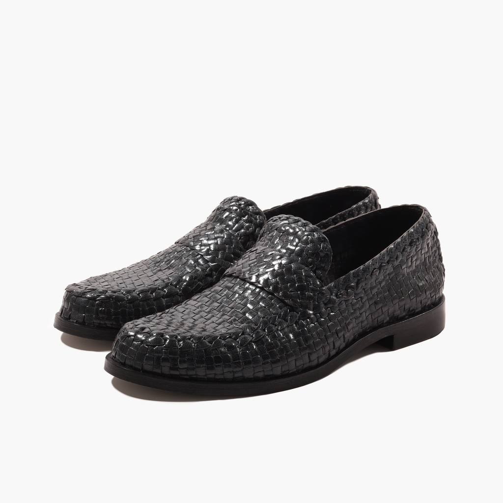 Mocassino Intrecciato Moon Goat Burnish