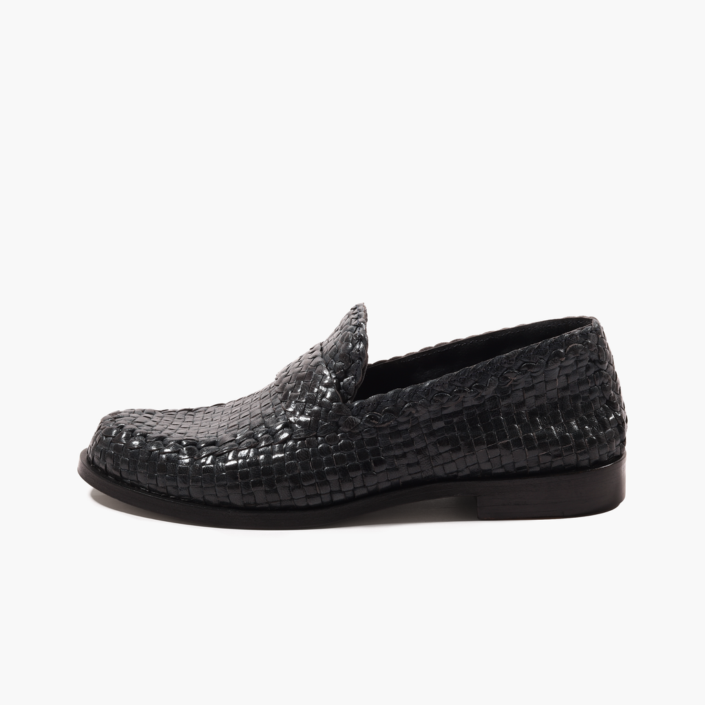 Mocassino Intrecciato Moon Goat Burnish