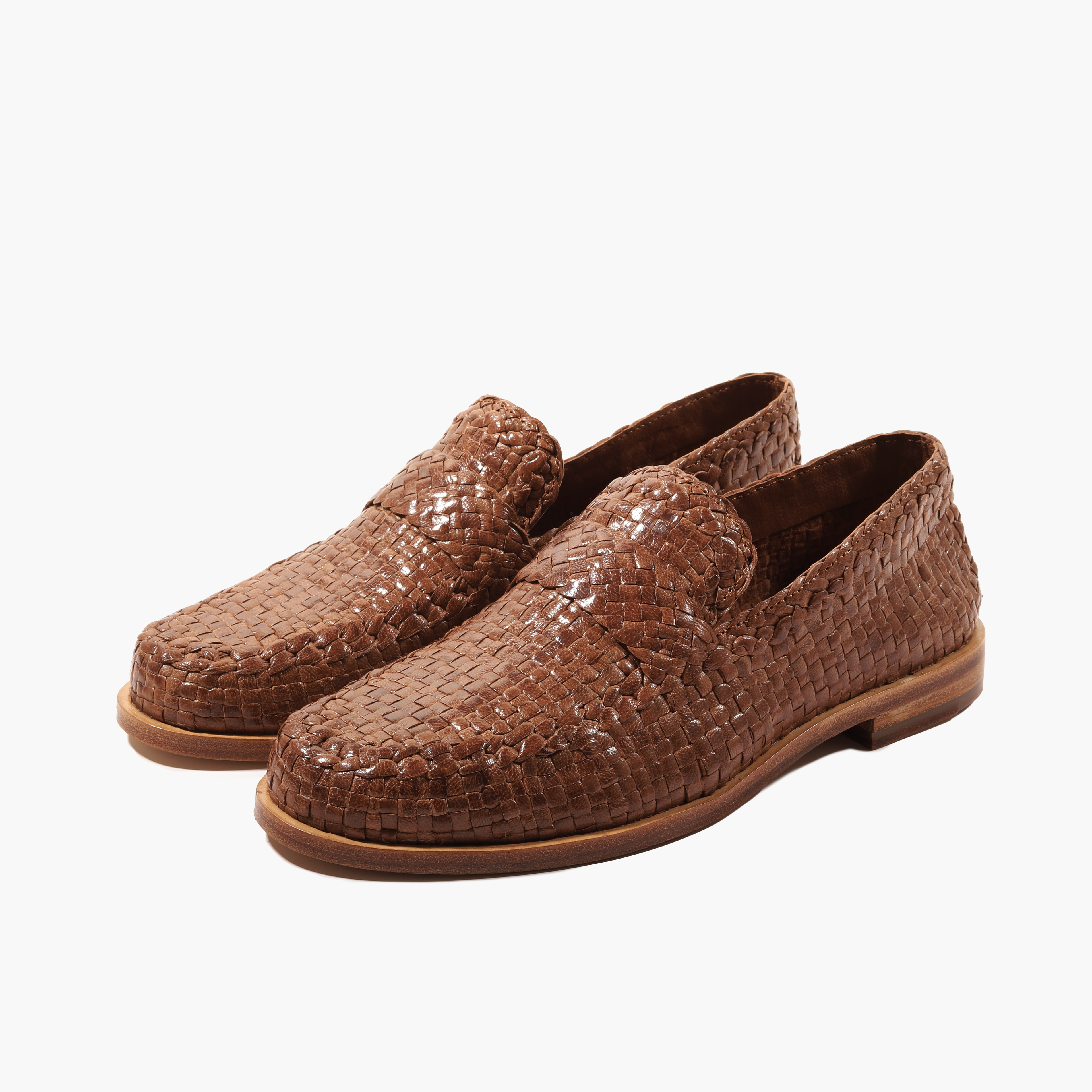 Mocassino Intrecciato Moon Goat Burnish