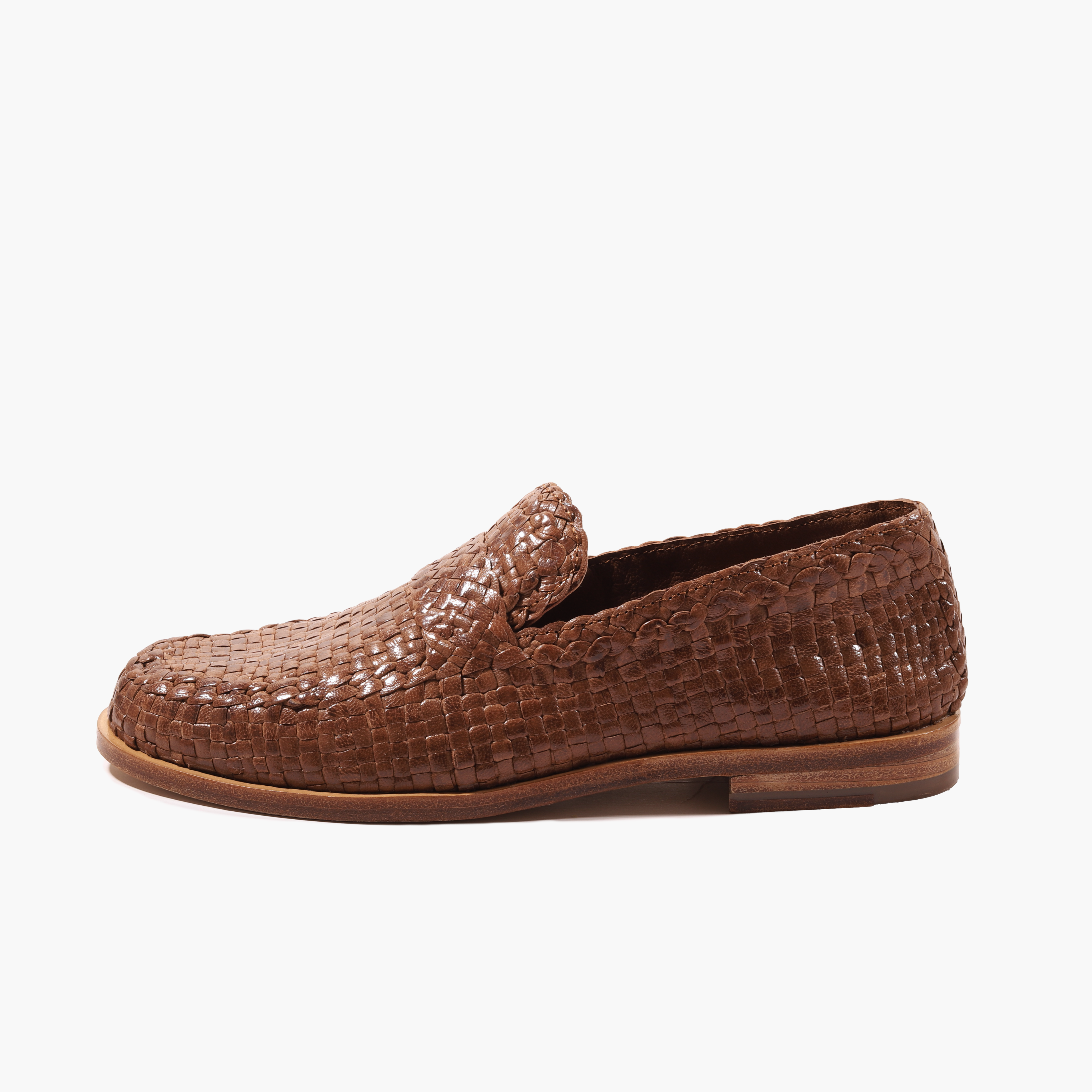 Mocassino Intrecciato Moon Goat Burnish